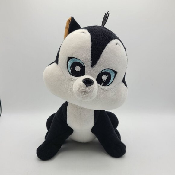 Pepe Le Pew Girlfriend Penelope Cat Black White Plush Six Flags Looney Tunes - Picture 6 of 6
